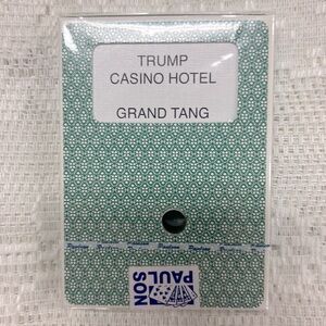 COMMEMORATIVE HISTORY Trump Casino Playing‎ Cards Sealed NWOT